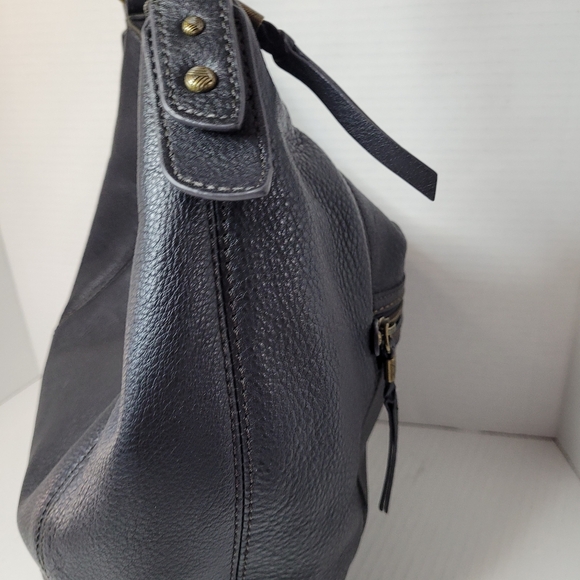 The Sac Pebble Leather Hobo Shoulder Bag - Picture 3 of 16